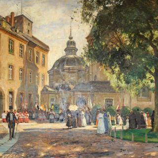Die königlich preußische Regierung residierte bis 1911 in der Altstadt im Jesuitenkolleg