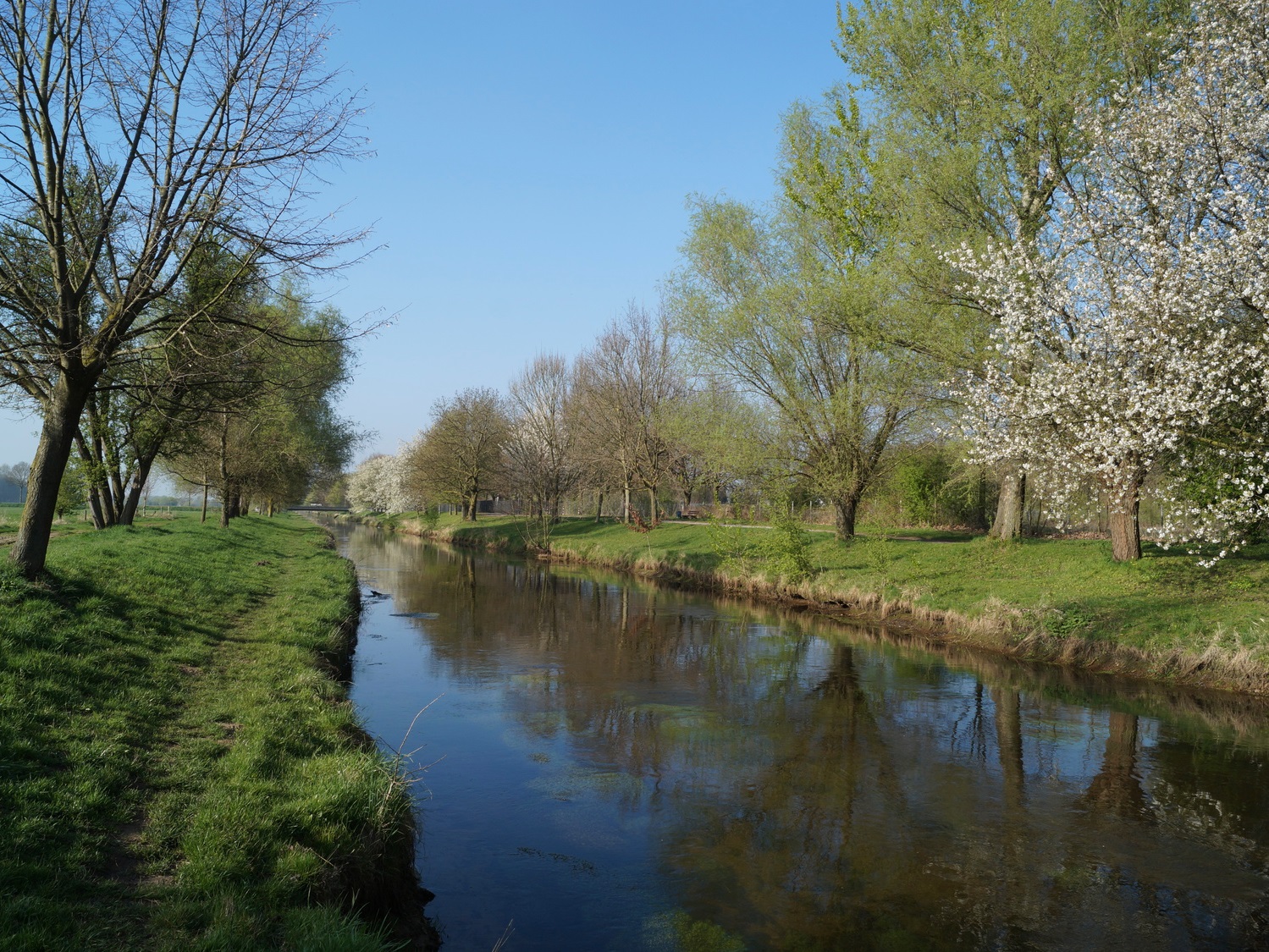 Die Niers bei Grefrath Oedt am Niederrhein (Symbolbild)