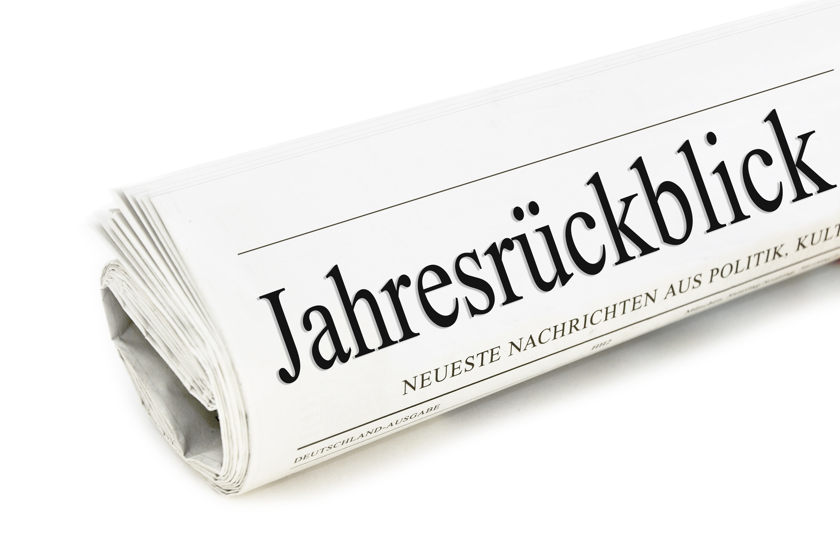 Zeitung Jahresrückblick (Symbolbild)