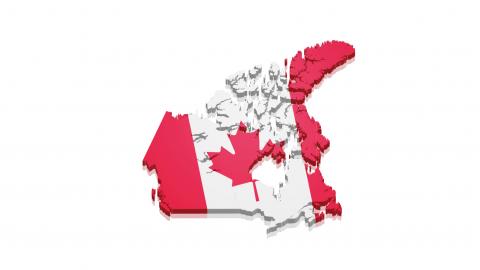 Landkarte Kanada (Symbolbild)