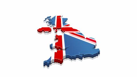Karte von Großbritannien (Symbolbild)