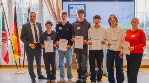Siegerehrung Mathetreff 2024 - Championsdick