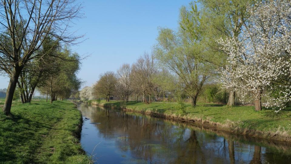 Die Niers bei Grefrath Oedt am Niederrhein (Symbolbild)