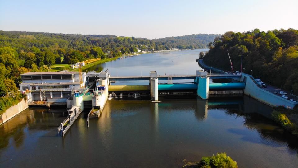 Stauwehr Baldeneysee/Ruhr