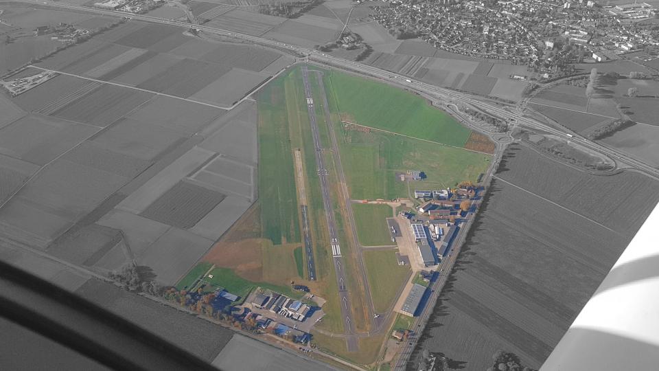 Flughafen Aachen-Merzbrück (Luftaufnahme)