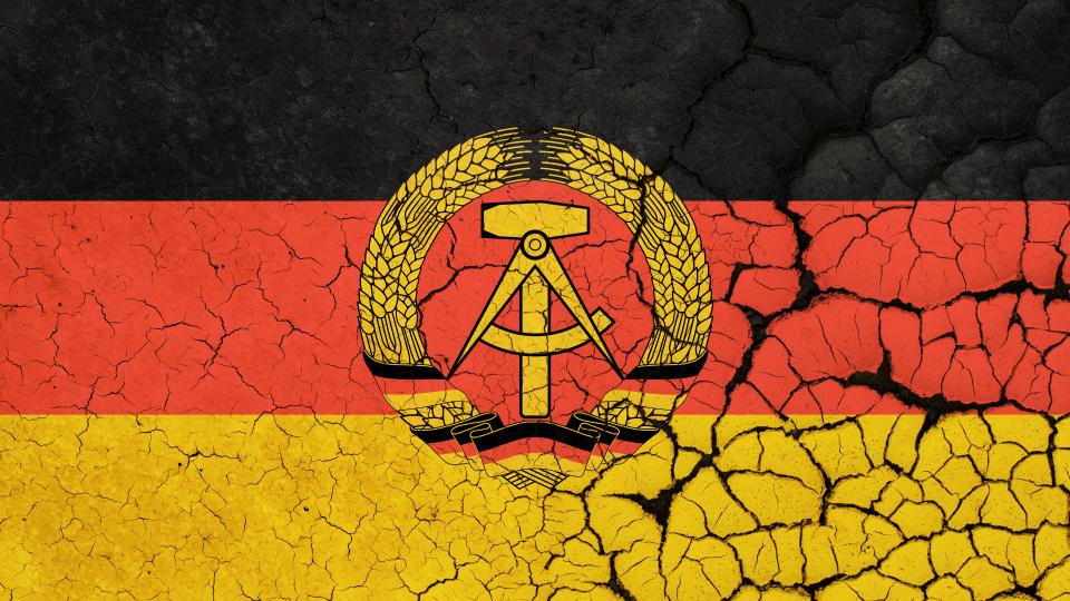 Flagge der ehemaligen DDR (Symbolbild)