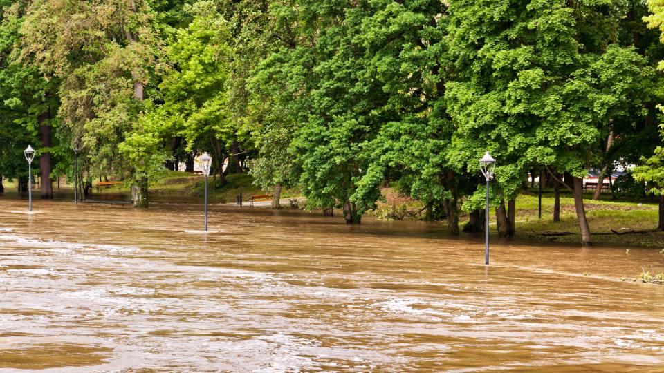 Hochwasser (Symbolbild)