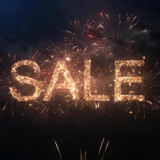 Feuerwerk "Sale" (Symbolbild)