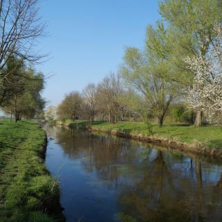 Die Niers bei Grefrath Oedt am Niederrhein (Symbolbild)