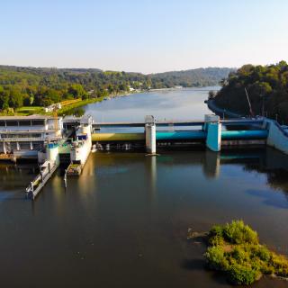 Stauwehr Baldeneysee/Ruhr