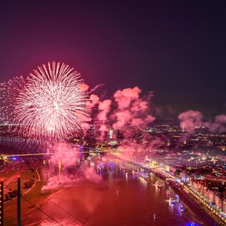 Feuerwerk in Düsseldorf (Symbolbild)