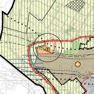 Auszug aus den zeichnerischen Festlegungen des Regionalplans Düsseldorf (RPD) in der Fassung mit den geplanten Änderungen