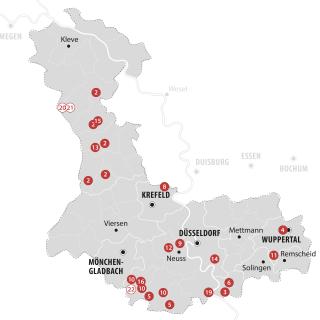 Regionalplanänderungen (Übersichtskarte)