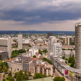 Skyline der Stadt Essen (Symbolbild)